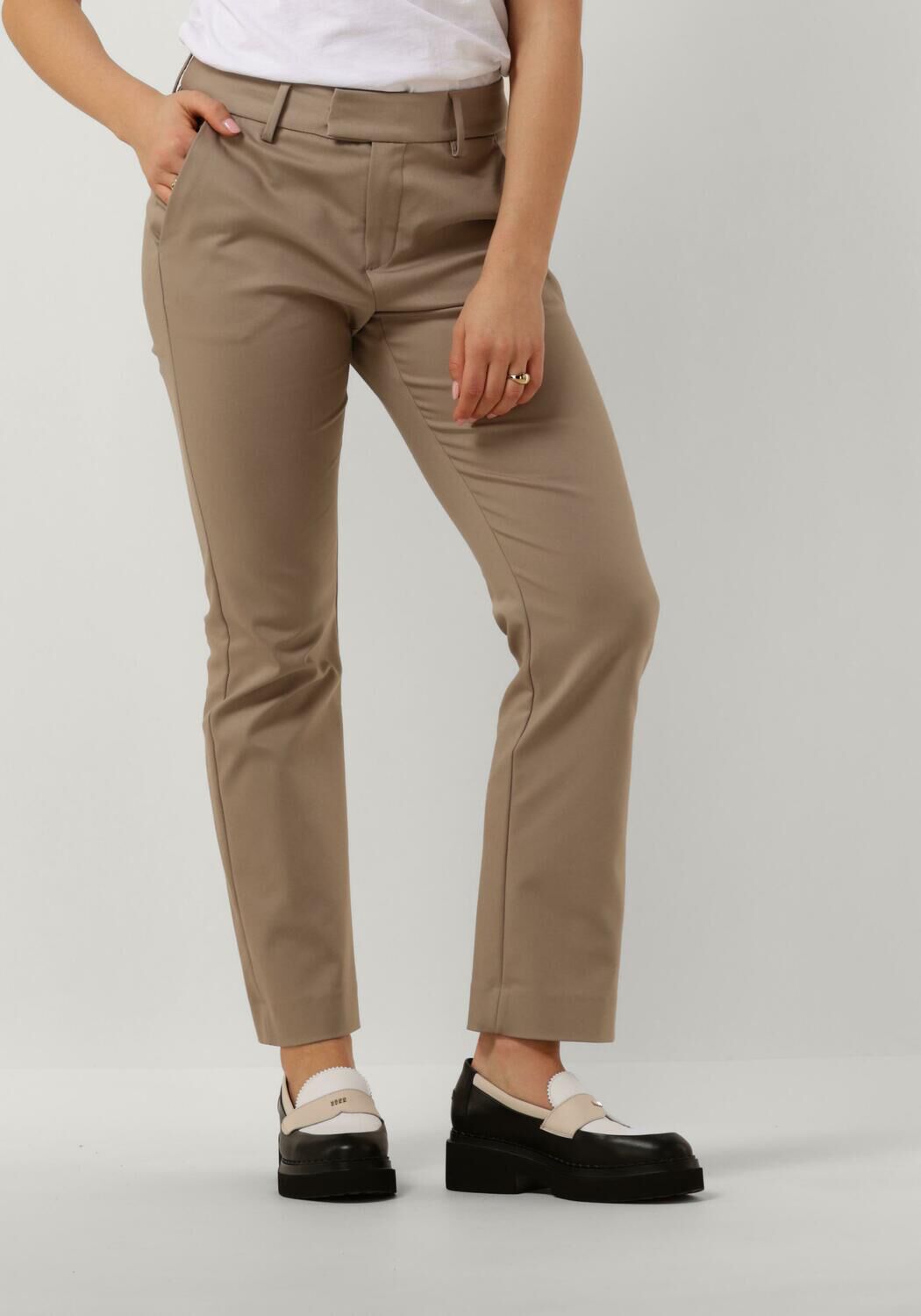 MOS MOSH Dames Broeken Ellen Night Pant Beige