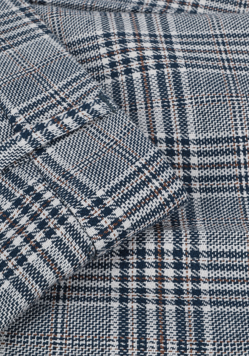 Donkerblauwe SELECTED MEN Pantalon SLHSLIM-NOAH MULTI CHECK TRS - large