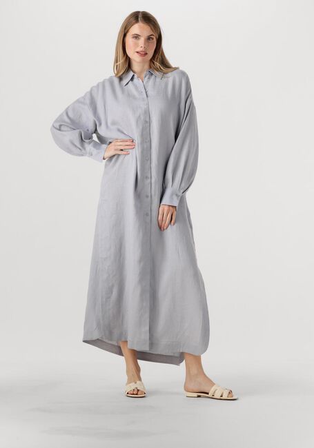 Lichtgrijze DRYKORN Maxi jurk DRAVENA - large