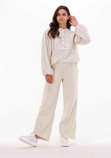 Beige 10DAYS Wijde broek FOLDED WAISTBAND JOGGER - large