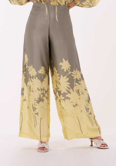 Gele OTTOD'AME Wijde broek PANTALONE - large