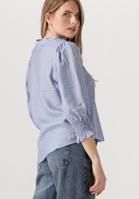 Lichtblauwe CO'COUTURE Blouses CHARLIECC FRILL SS SHIRT - large