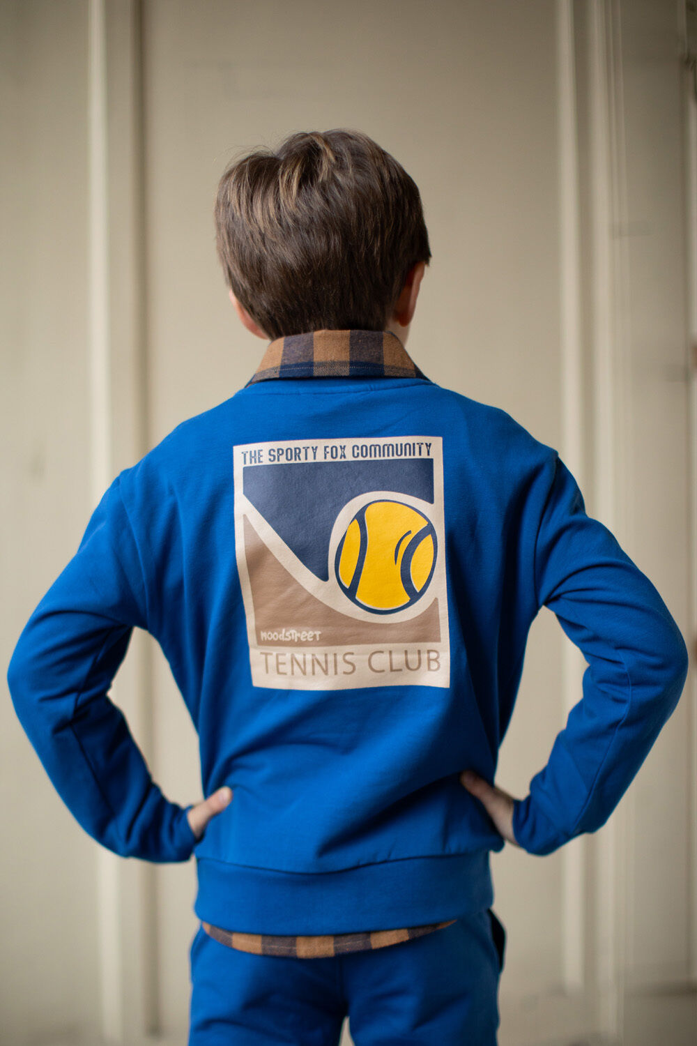 MOODSTREET Jongens Truien & Vesten Sweater Simon Blauw