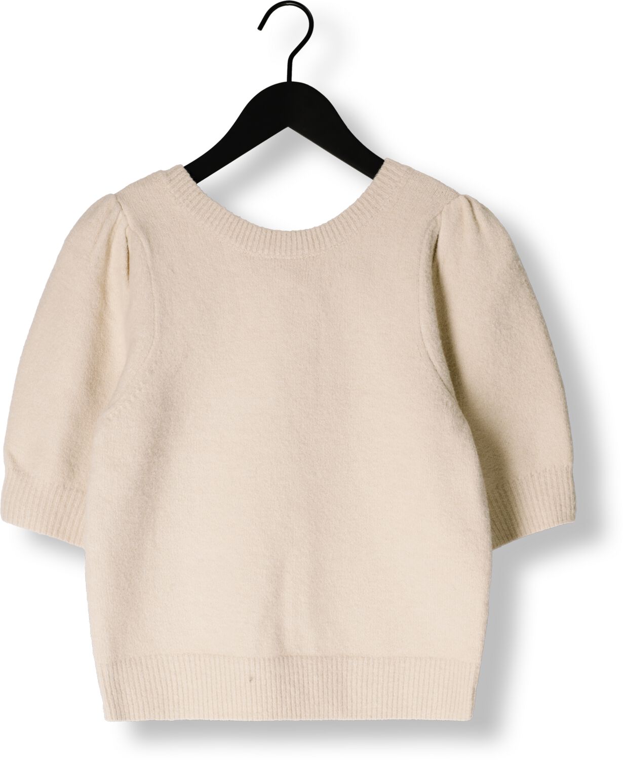 NEO NOIR Dames Tops & T-shirts Martha Bow Knit Tee Ecru