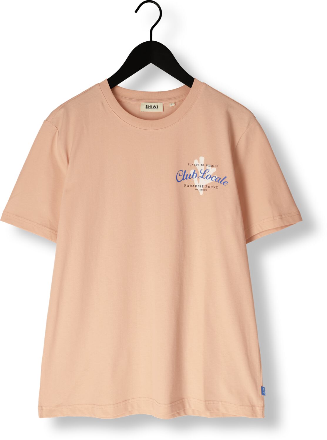 SHIWI Heren Polo's & T-shirts Men Liam Regular T-shirt Paradise Oranje