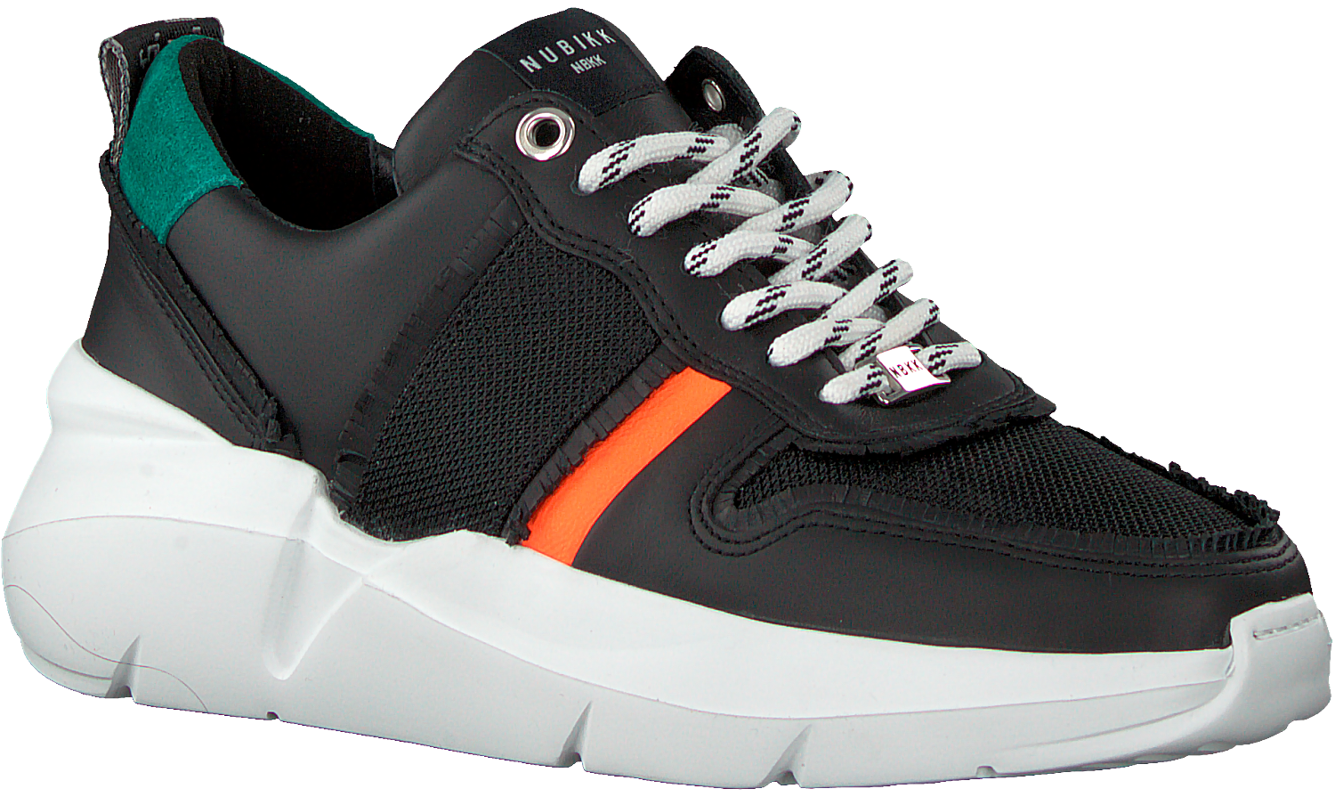 Zwarte NUBIKK Lage sneakers LUCY FRINGE | Omoda