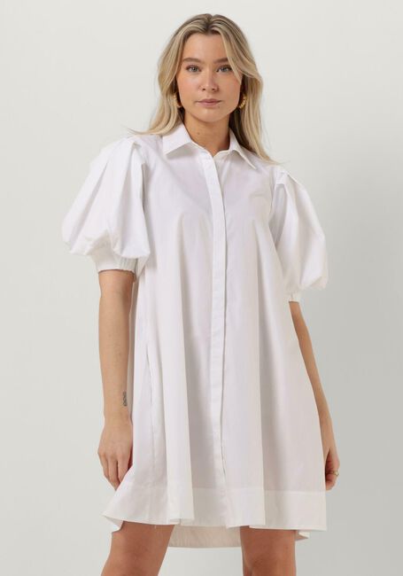 Witte EST'SEVEN Mini jurk EST’POPLIN DRESS VIN - large