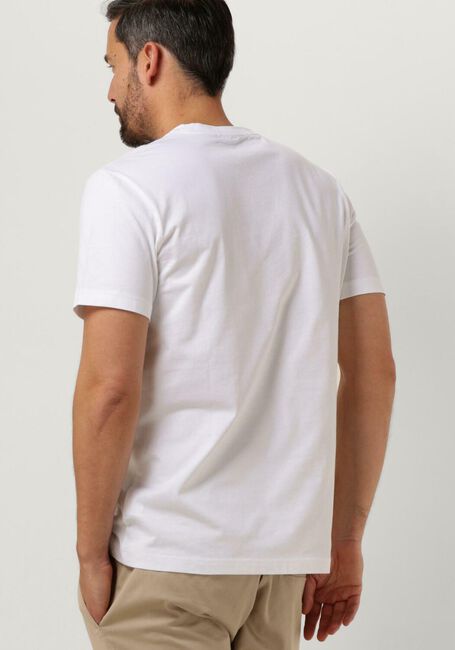 Witte CALVIN KLEIN T-shirt MONOLOGO REGULAR TEE - large
