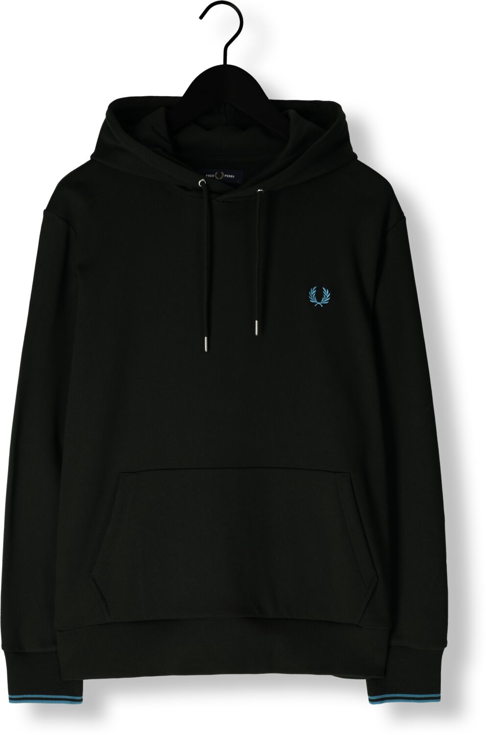 FRED PERRY Heren Truien & Vesten Tipped Hooded Sweatshirt Groen