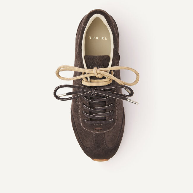 Grijze NUBIKK Lage sneakers BILLY LOU II - large
