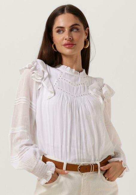 Witte NEO NOIR Blouses SIMKIE S VOILE BLOUSE - large