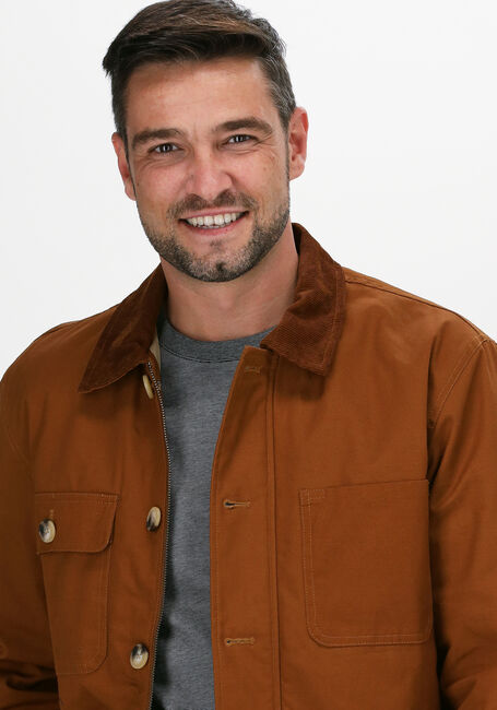 Bruine SELECTED HOMME Jack SLHSUST. ICONICS CHORE JKT W - large