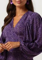 Paarse SISSEL EDELBO Maxi jurk ZELDA WRAP DRESS - medium