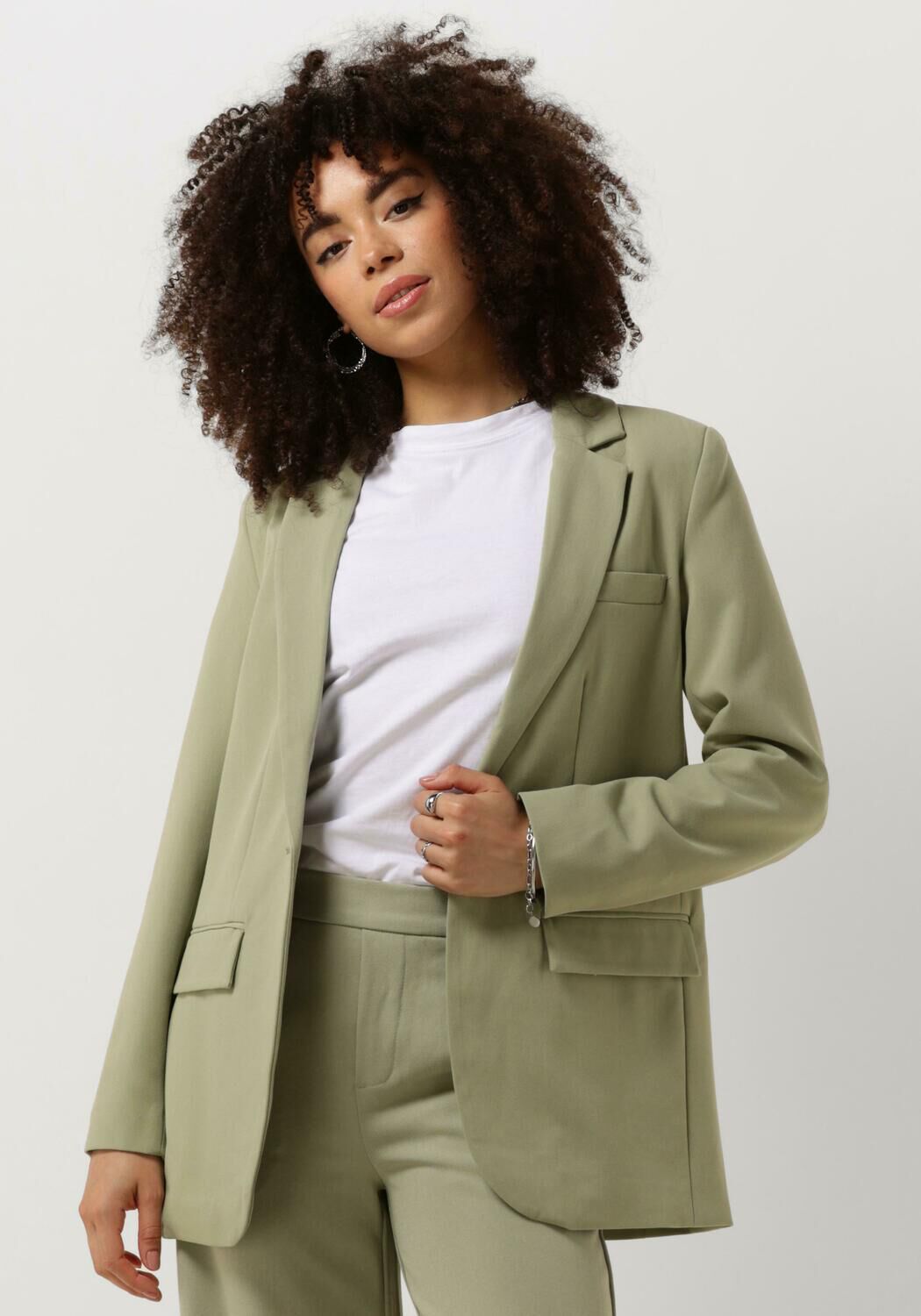 OBJECT Dames Blazers Objsigrid L s Blazer Groen