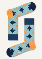 Blauwe HAPPY SOCKS Sokken NAUTICAL STAR SOCK - medium