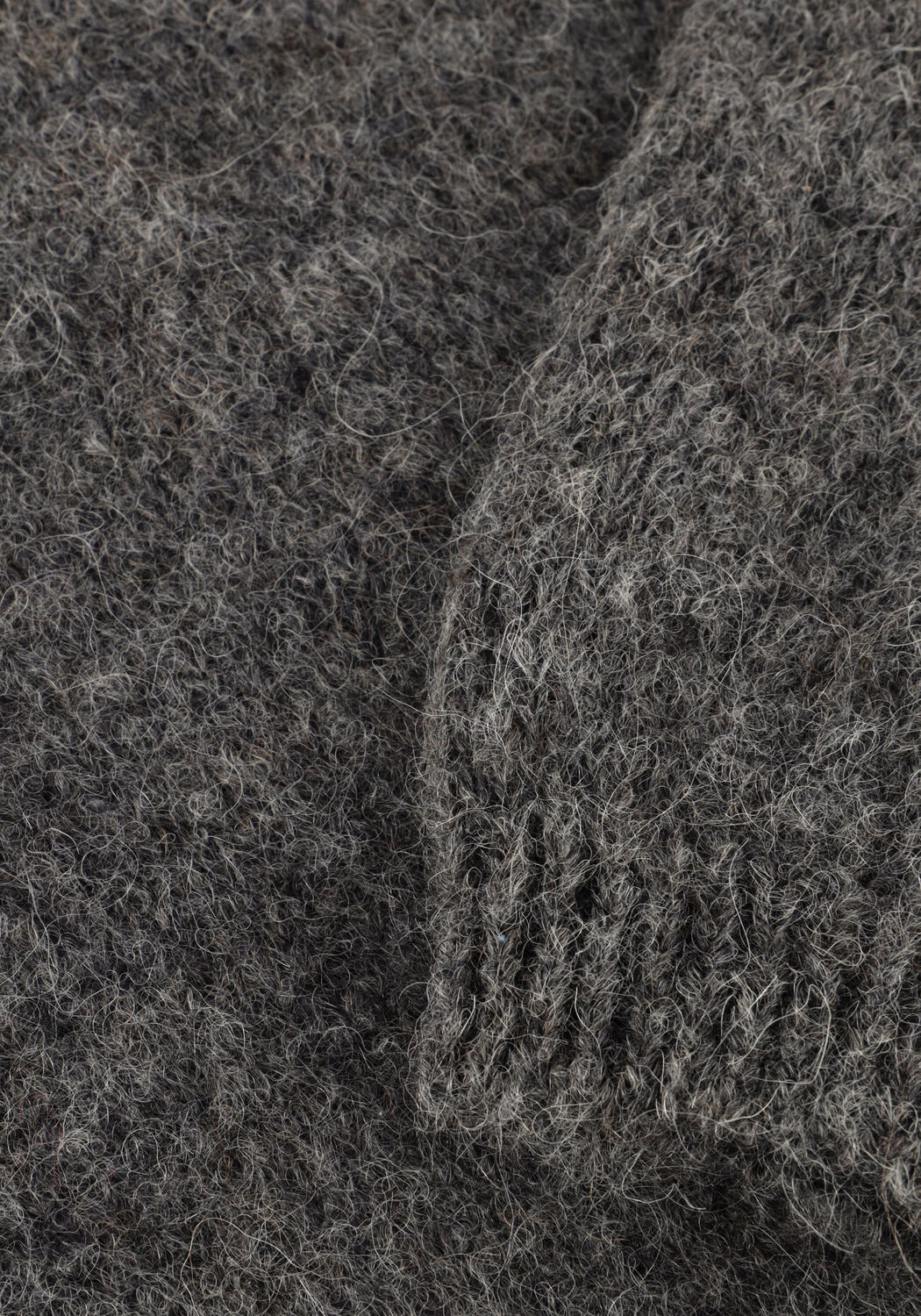 Grijze BY-BAR Vest CLEO NATURAL CARDIGAN - large