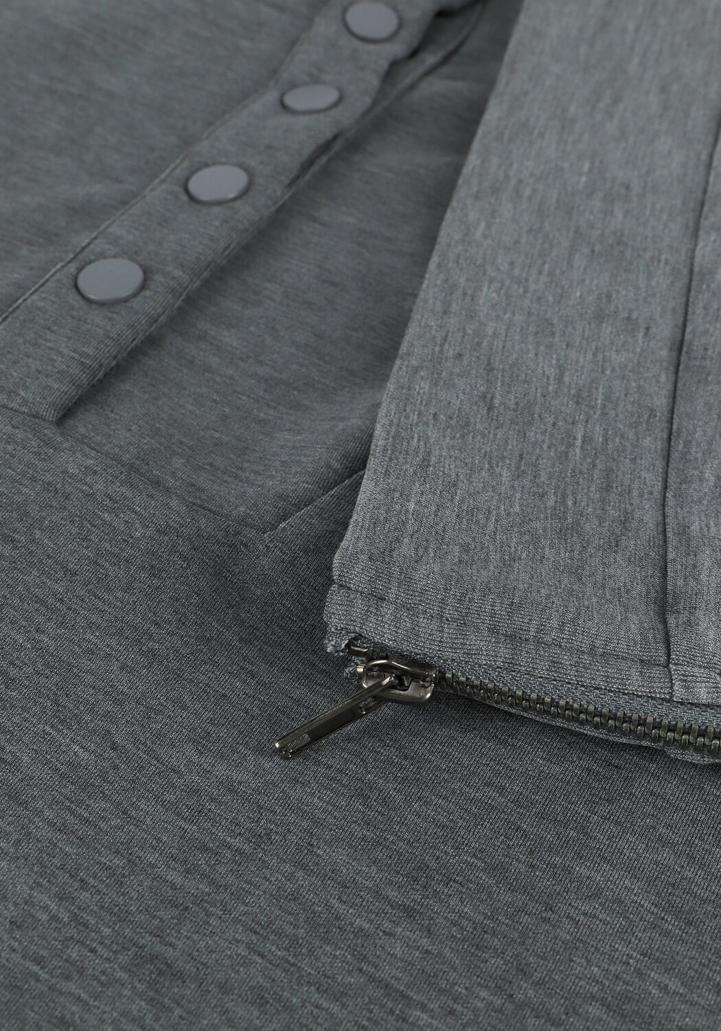 Grijze SIMPLE Midi jurk BLAIR - large