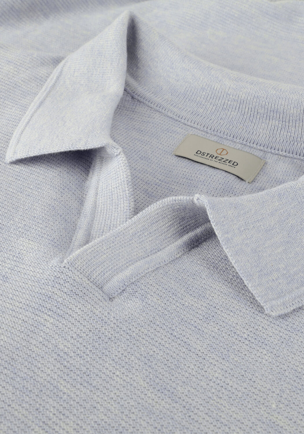 Blauwe DSTREZZED Polo MERCURY SHORT SLEEVE POLO - large