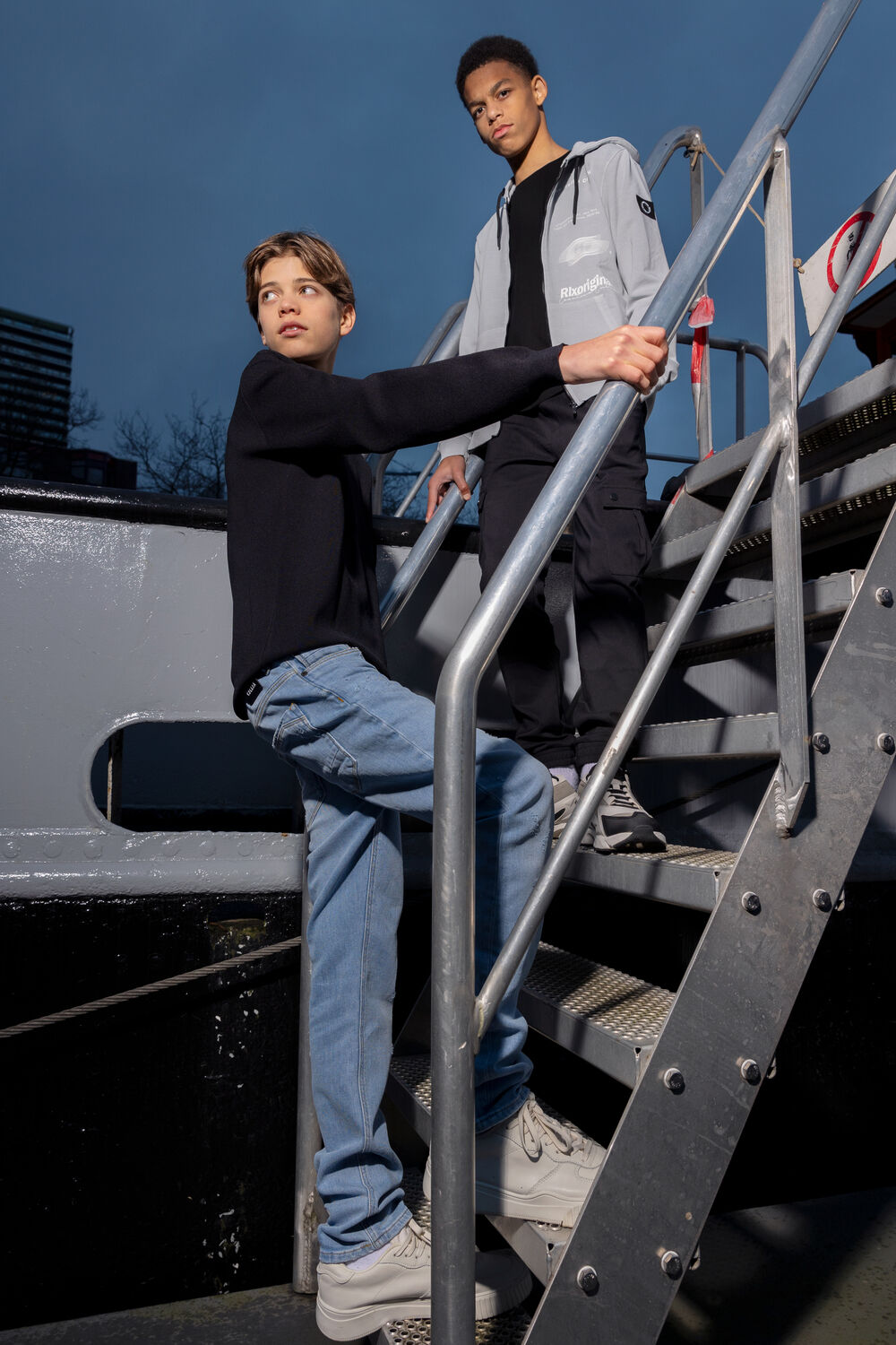 RELLIX Jongens Jeans Joel Straight Wide Fit Lichtblauw