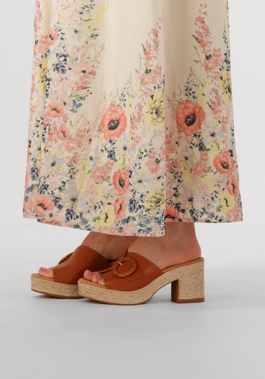 Bruine STEFANO LAURAN Sandalen met hak 2503 - large