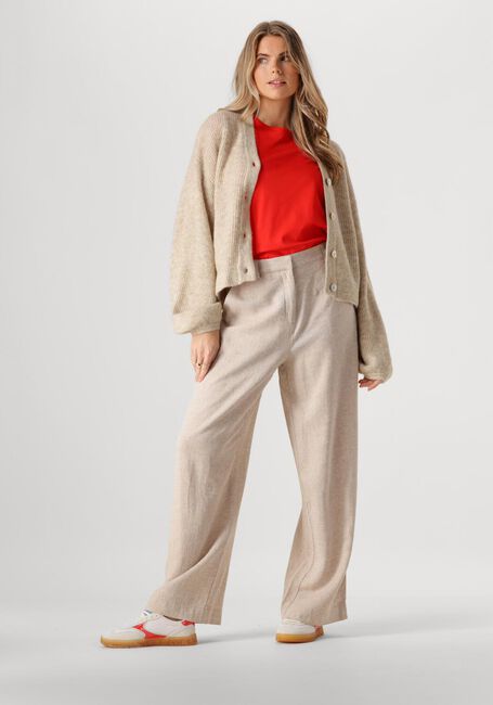 Beige MSCH COPENHAGEN Vest MSCHHILA HOPE CARDIGAN - large
