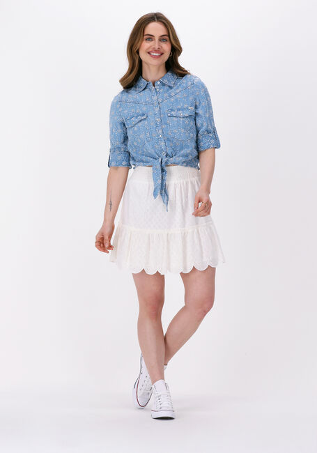 Blauwe GUESS Blouses SEXY PIN UP SHIRT - large