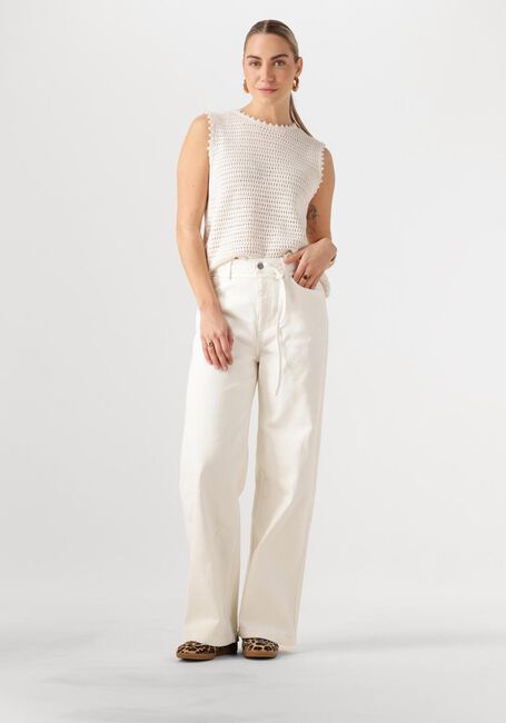 Witte MODSTRÖM Wide jeans ISOLDEMD SOLID PANTS - large