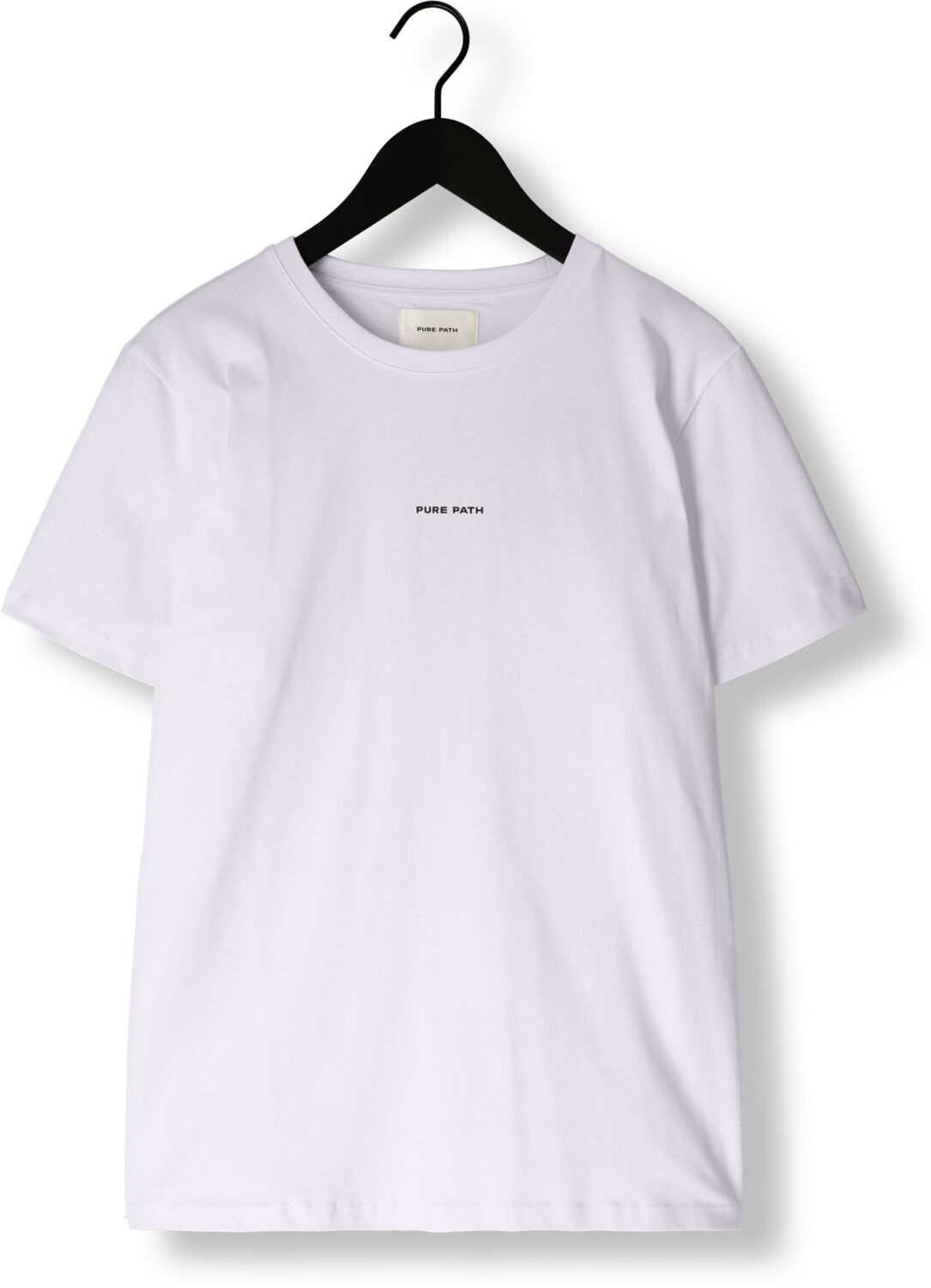 PURE PATH Heren Polo's & T-shirts Essential Logo T-shirt Wit