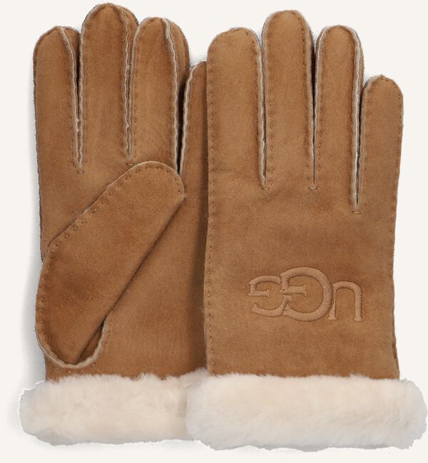 Cognac UGG Handschoenen SHEARLING UGG EMBROIDER GLOVE Cognac UGG Handschoenen SHEARLING UGG EMBROIDER GLOVE - large