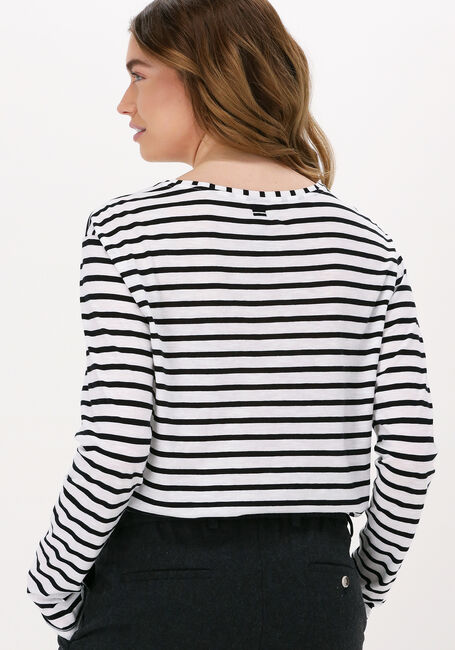 Gebroken wit 10DAYS Top LONGSLEEVE TEE STRIPES - large