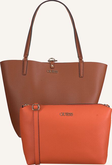 Cognac GUESS Handtas ALBY TOGGLE TOTE Cognac GUESS Handtas ALBY TOGGLE TOTE - large