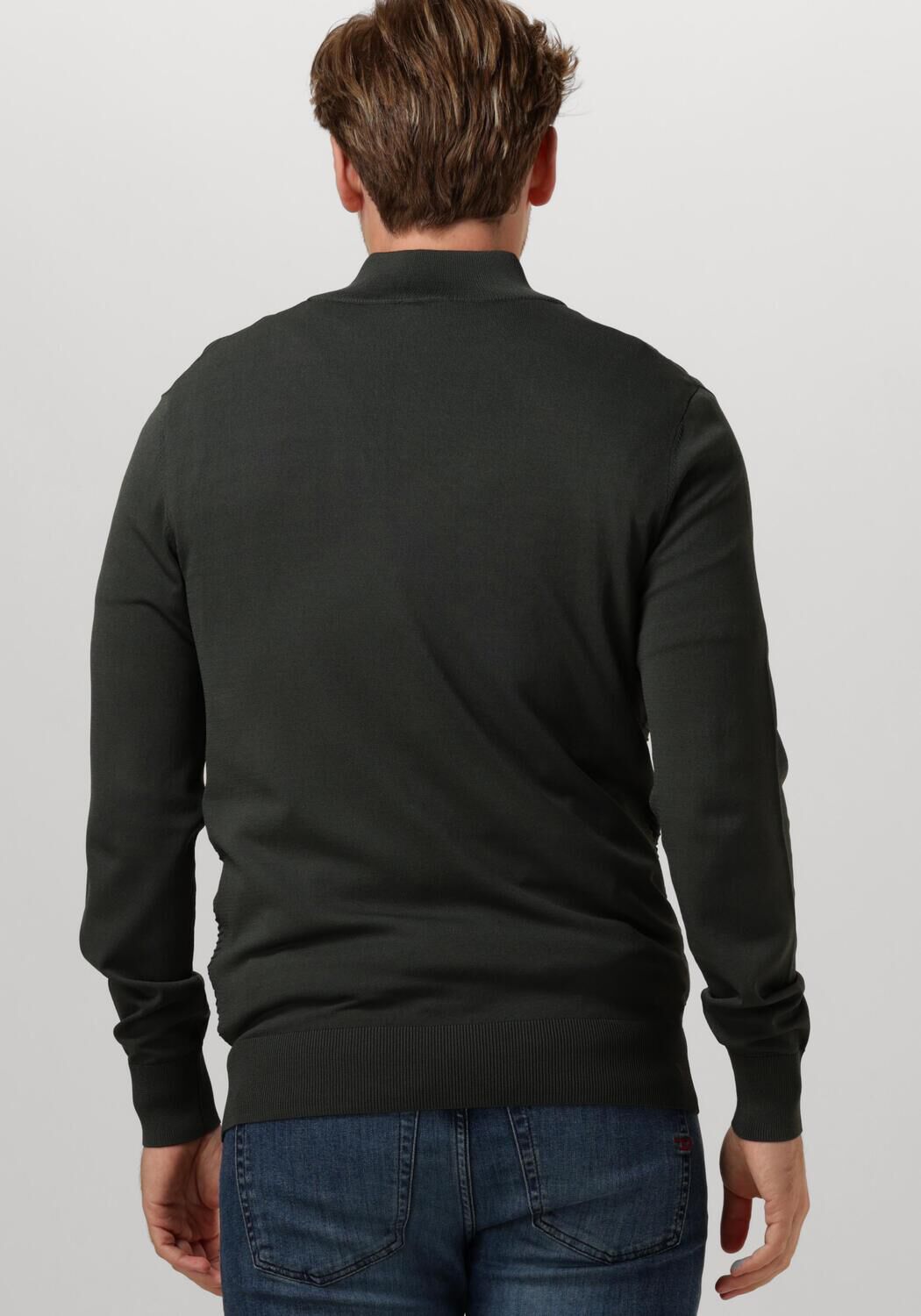 GENTI Heren Truien & Vesten K1146-3260 Donkergroen