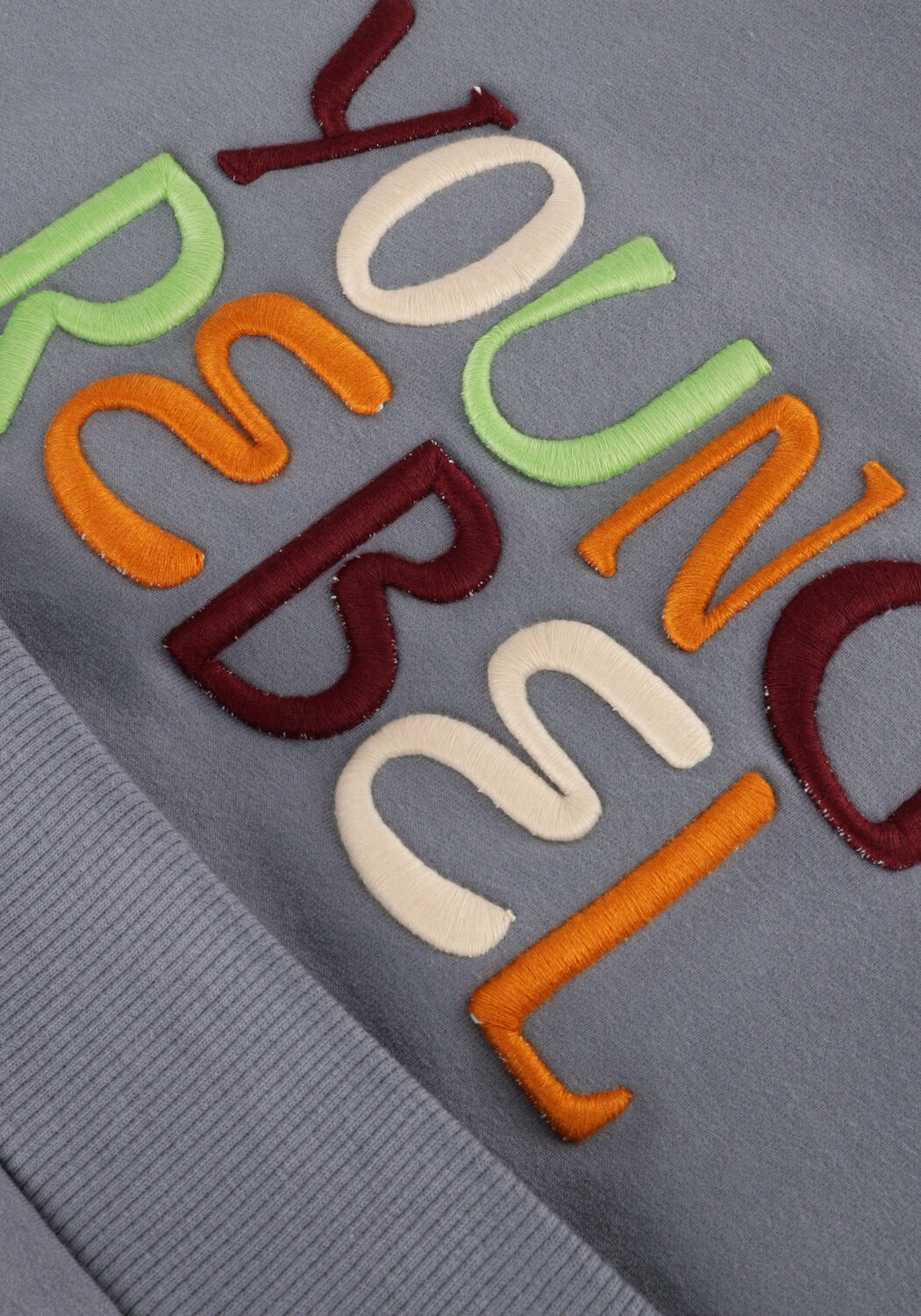 Grijze YOUR WISHES Sweater SOLID WIDE SWEATER - large