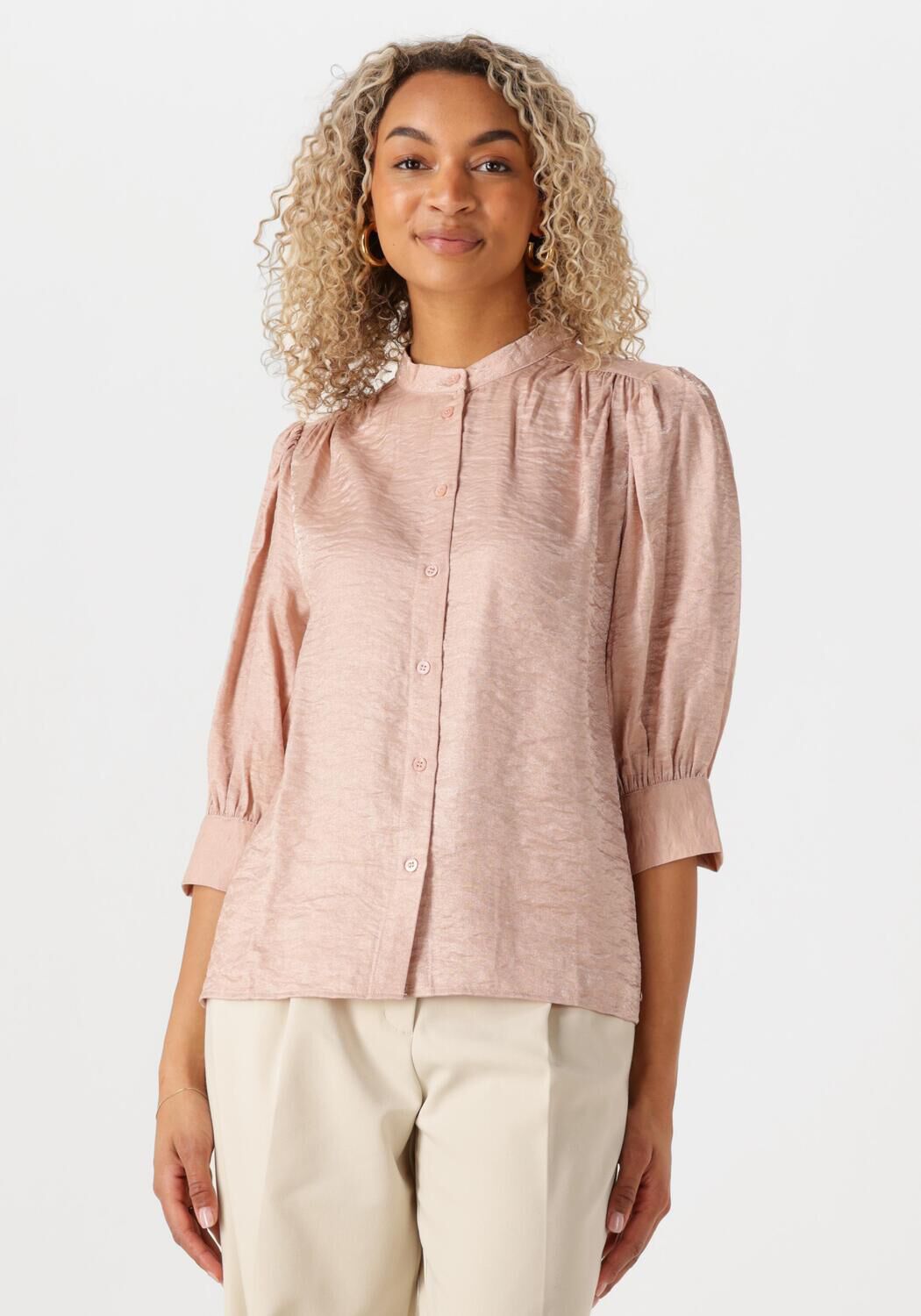 Nukus Eloise Blouse in Zachtroze Pink Dames