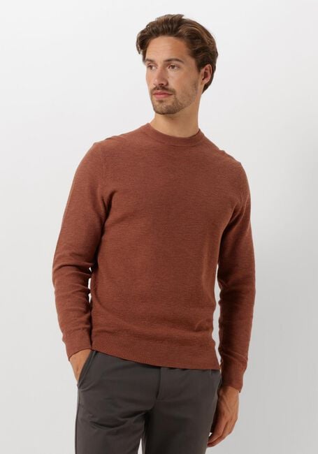 Bruine PROFUOMO Trui PULLOVER CREW NECK - large