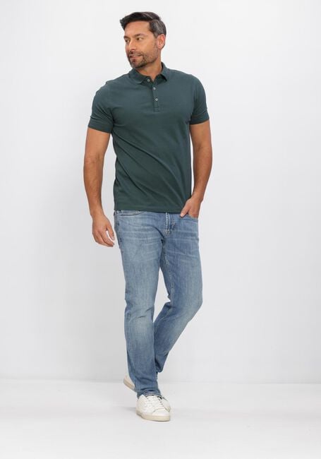 Donkergroene GENTI Polo POLO 3 BUTTON SS 1219 - large