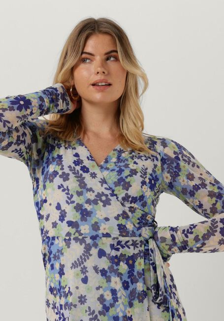 Blauwe FABIENNE CHAPOT Midi jurk NATALIE DRESS 123 - large