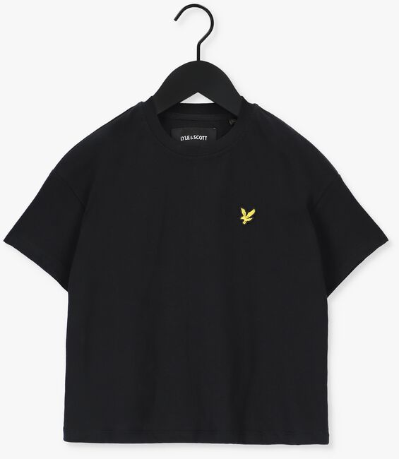 Zwarte LYLE & SCOTT T-shirt CROPPED T-SHIRT - large