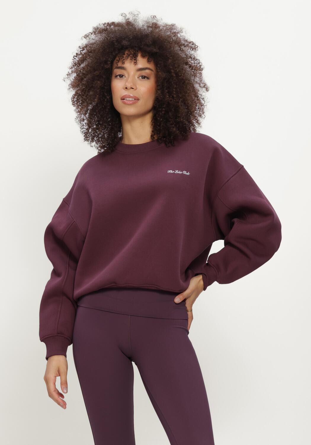 THE LOLA CLUB Dames Truien & Vesten Yara Sweater Bordeaux