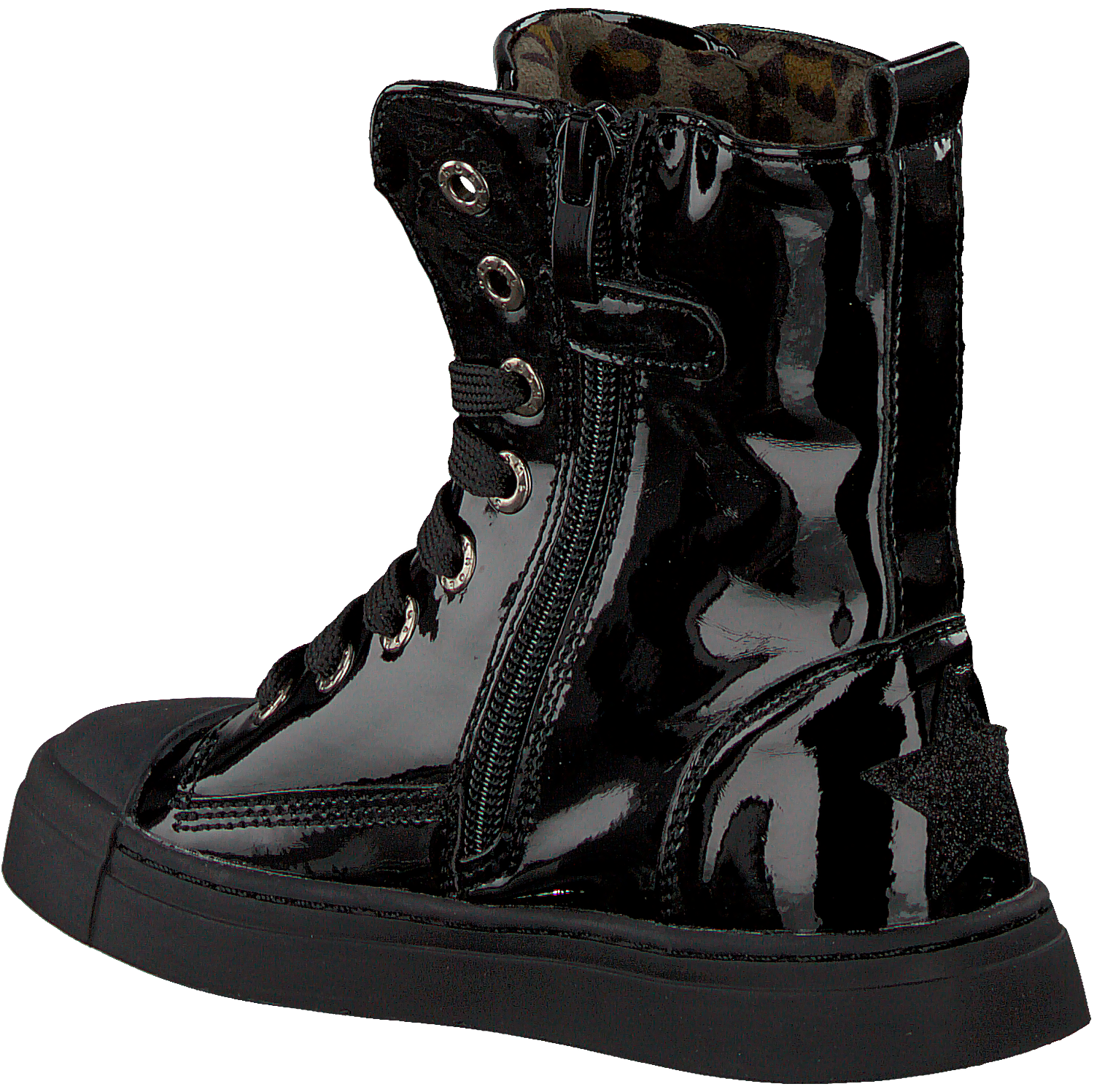 Zwarte SHOESME Veterboots SH9W019 | Omoda