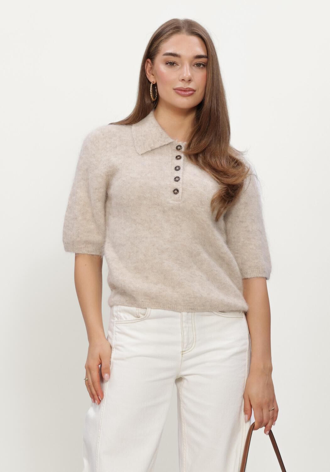 LINA LOCCHI Dames Truien & Vesten Ll-benita Beige