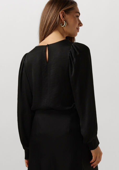 Zwarte SUMMUM Top TOP LONG SLEEVES SILKY TOUCH - large