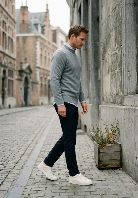Lichtblauwe PROFUOMO Klassiek overhemd SHIRT X-CUTAWAY SF - large