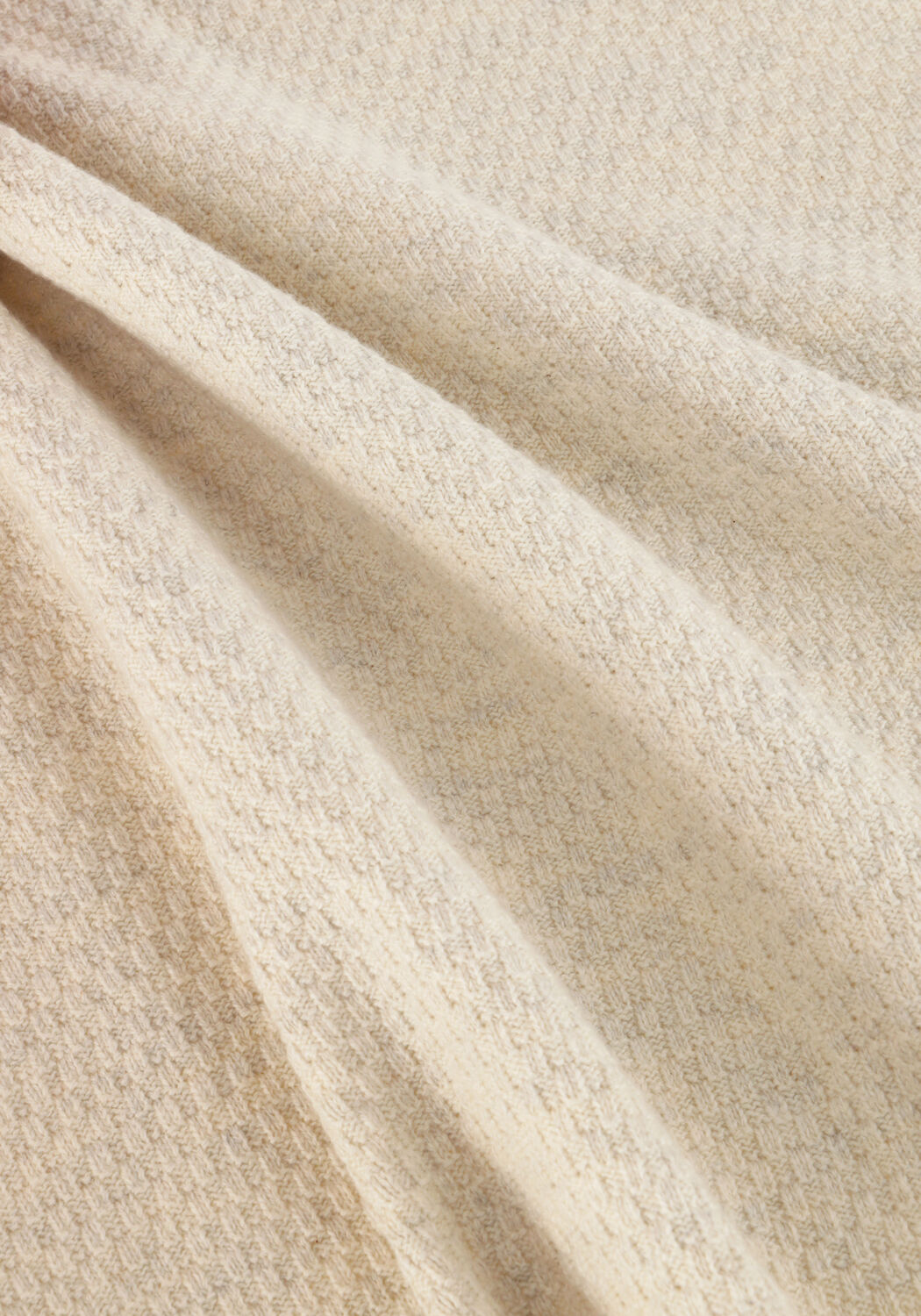 Beige CAST IRON Trui CREWNECK COTTON HEATHER PLATED BLEND - large