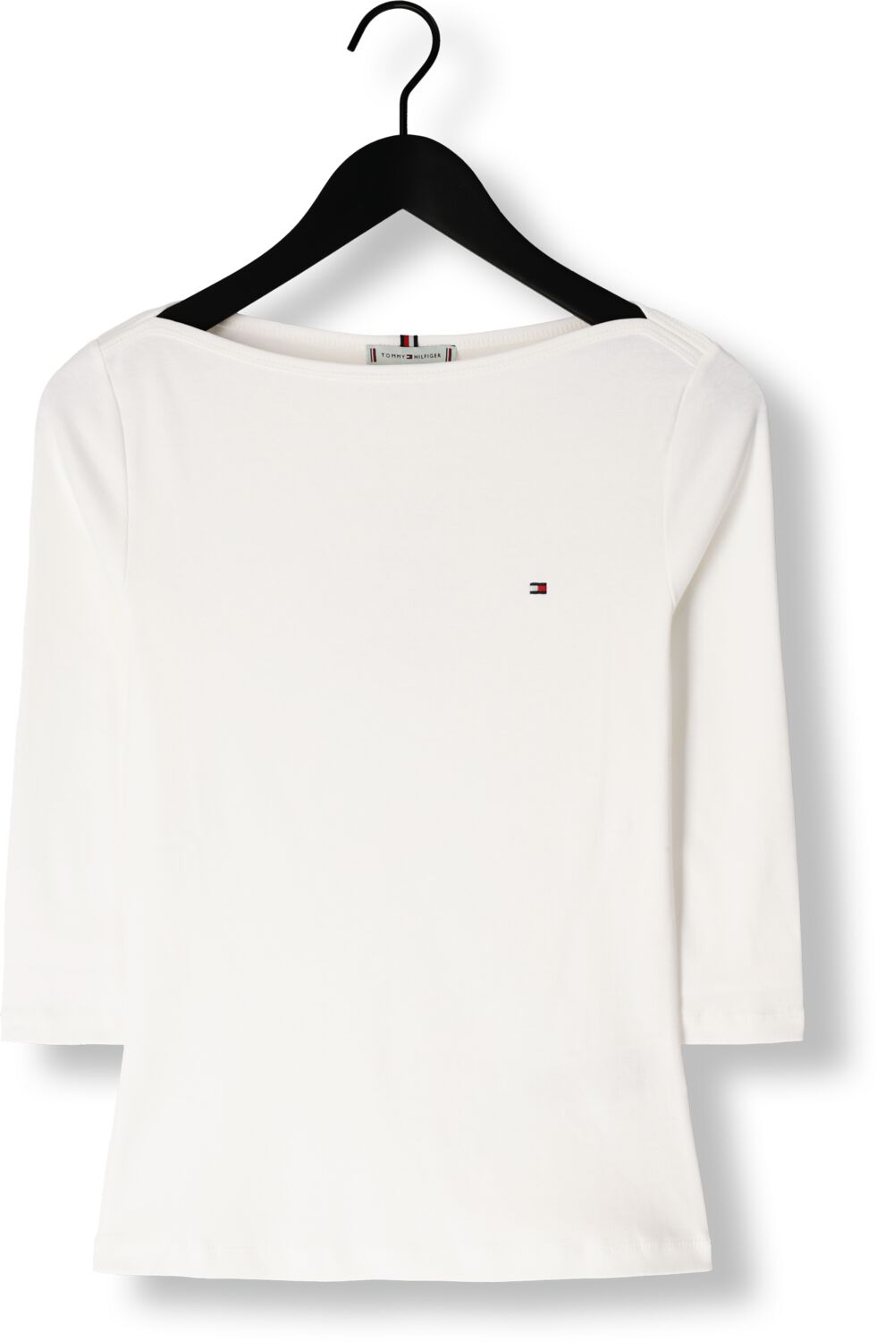 TOMMY HILFIGER Dames Tops & T-shirts New Cody Slim Boat-nk 3 4slv Wit