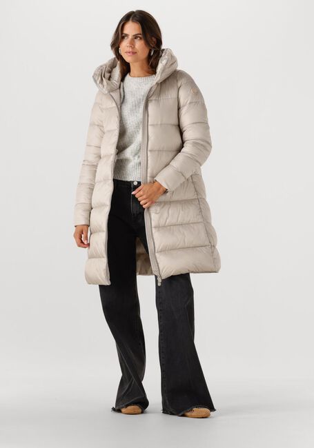 Beige SAVE THE DUCK Gewatteerde jas LYSA - large