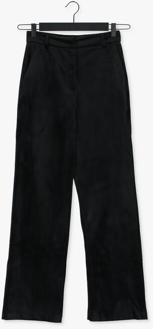 Zwarte NA-KD Pantalon VELVET WIDE SUIT PANTS - large