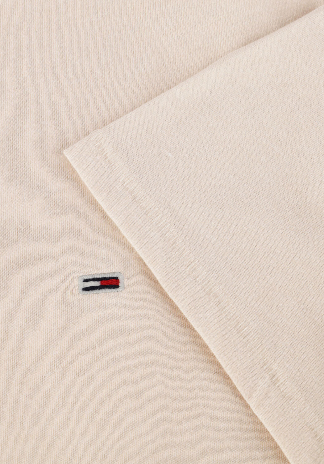 Beige TOMMY JEANS T-shirt TJM XSLIM JASPE C NECK - large