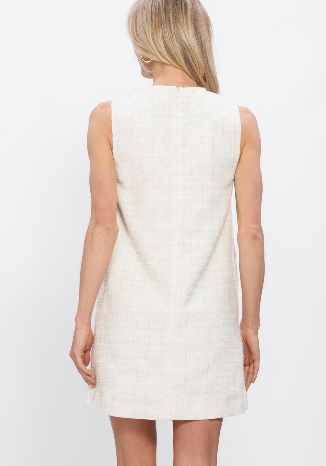 Groene Y.A.S. Jurken YASJOSE SL BOUCLE DRESS - large