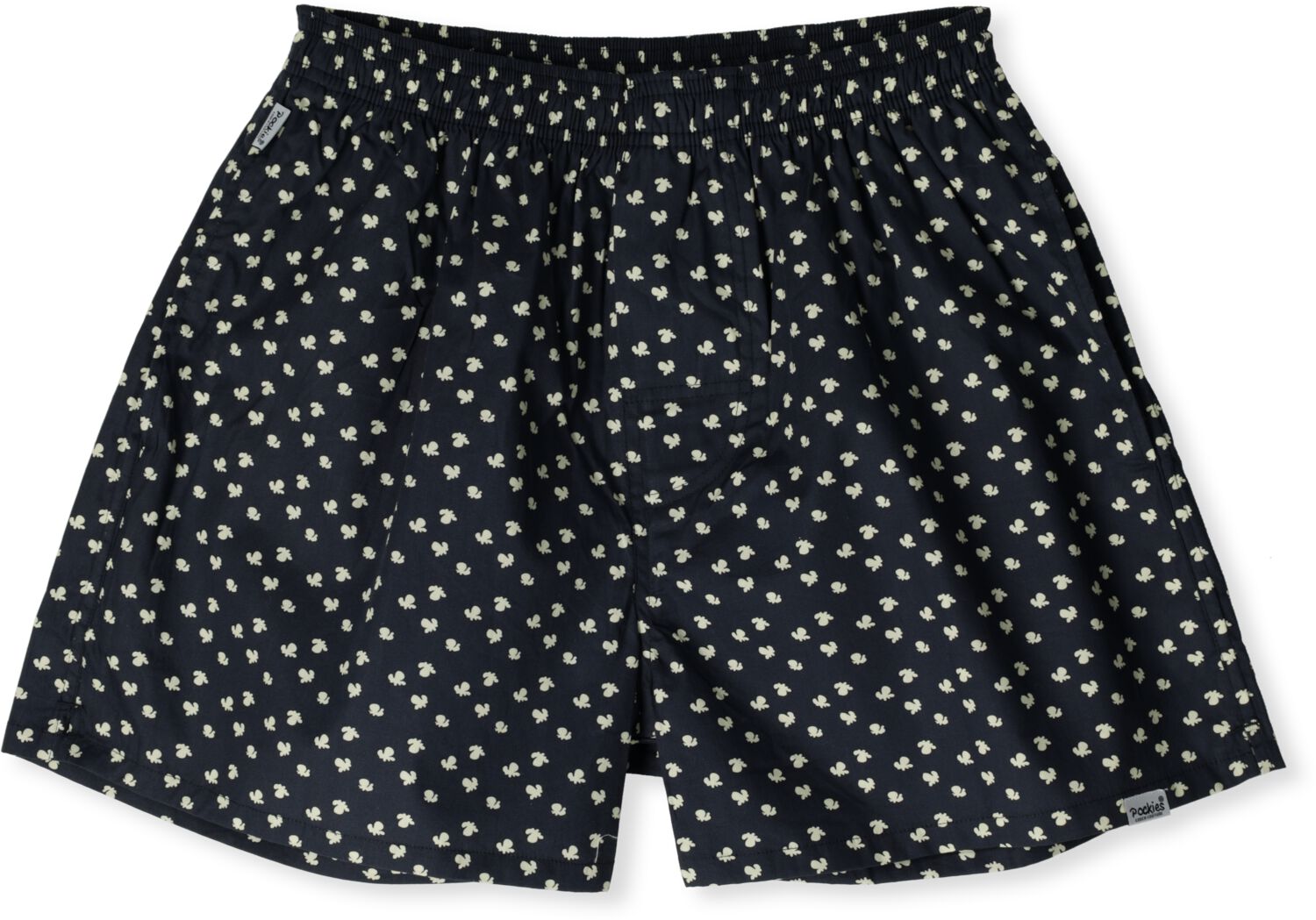 POCKIES Heren Boxershorts Navy Popcorn Blauw